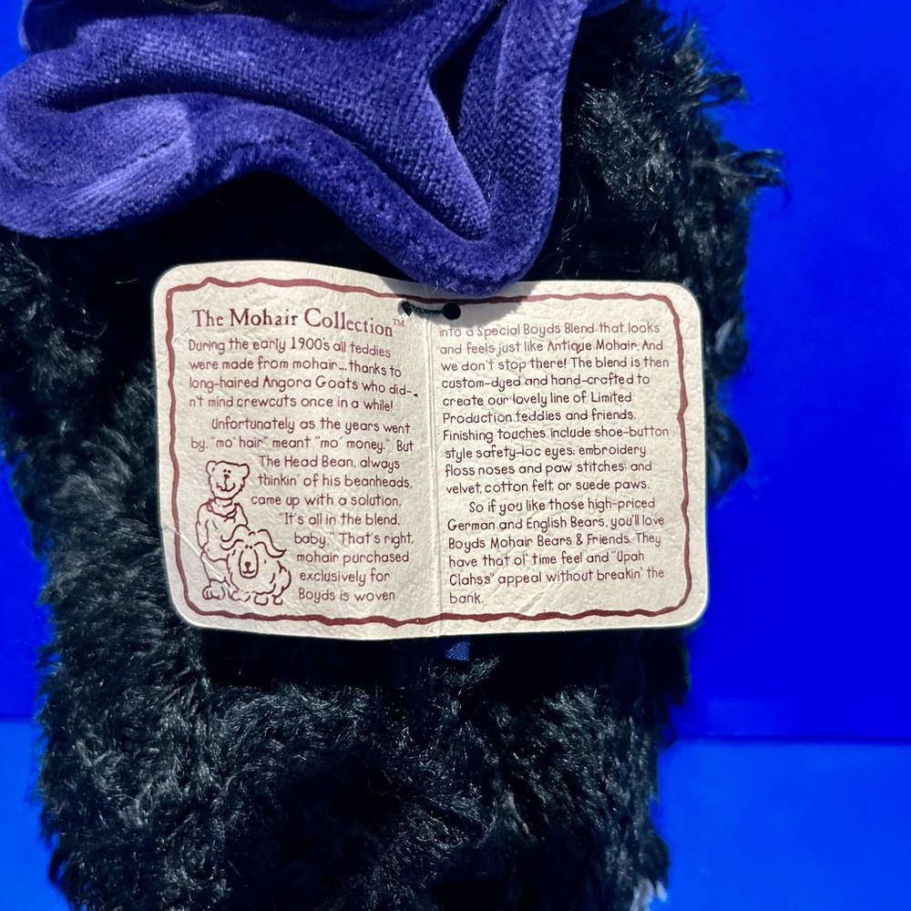 NIB Vintage (Rare) Amy Z. Sassycat - Boyds Mohair Bear, The Mohair Collection... - Picture 5 of 14